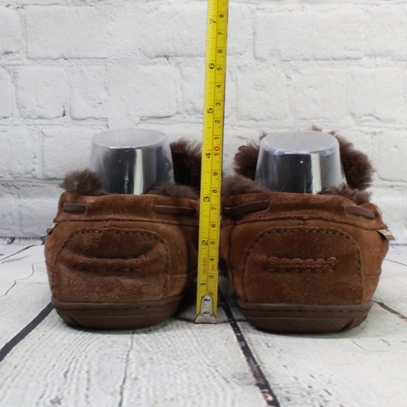 LL BEAN Shearling Lined Moccasins Slippers 11 M - Picture 6 of 8